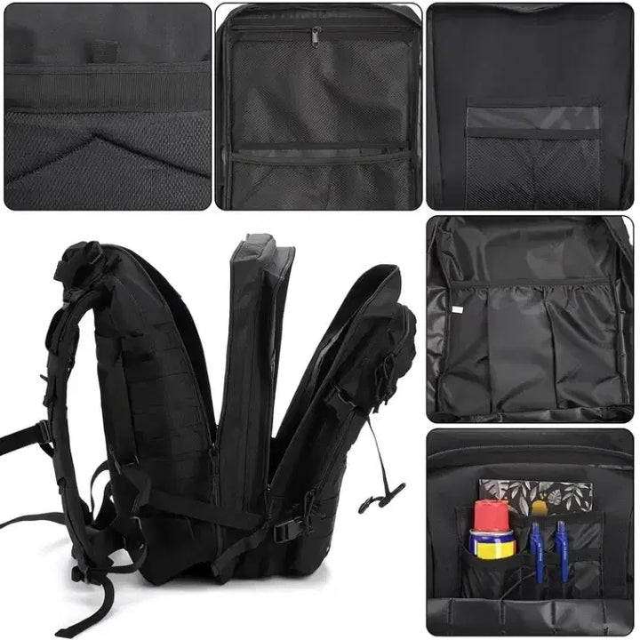 [BUNJANG] Tactical Backpack Black (New) / 택티컬 백팩 블랙 (새제품)