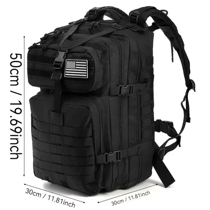 [BUNJANG] Tactical Backpack Black (New) / 택티컬 백팩 블랙 (새제품)