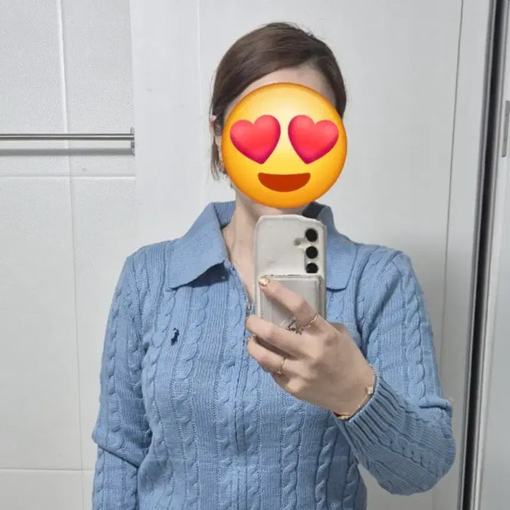 [BUNJANG] Polo Crop Zip-up Jacket / 폴로집업