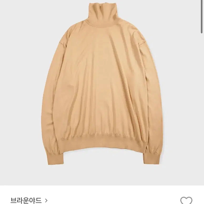 [BUNJANG] Brown Yard Turtleneck Knit / 브라운야드 터틀넥 니트