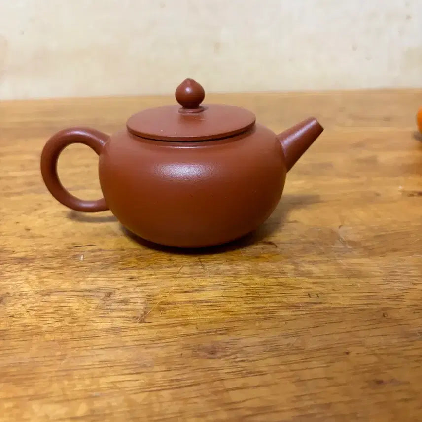 [BUNJANG] Unused Brown Zisha Teapot / (1229)10년정도된 자사호 미사용(소)