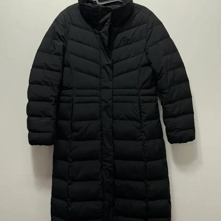 [BUNJANG] Nepa Black Long Down Padded Coat M / 네파 블랙 롱 다운 패딩 코트 점퍼 M