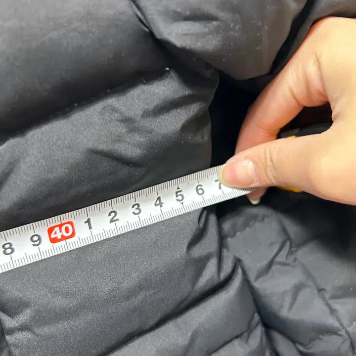 [BUNJANG] Nepa Black Long Down Padded Coat M / 네파 블랙 롱 다운 패딩 코트 점퍼 M