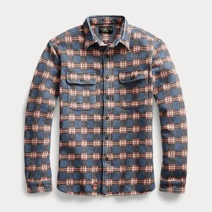 [BUNJANG] RRL Check Pattern Western Style Shirt / rrl 더블알엘 셔츠