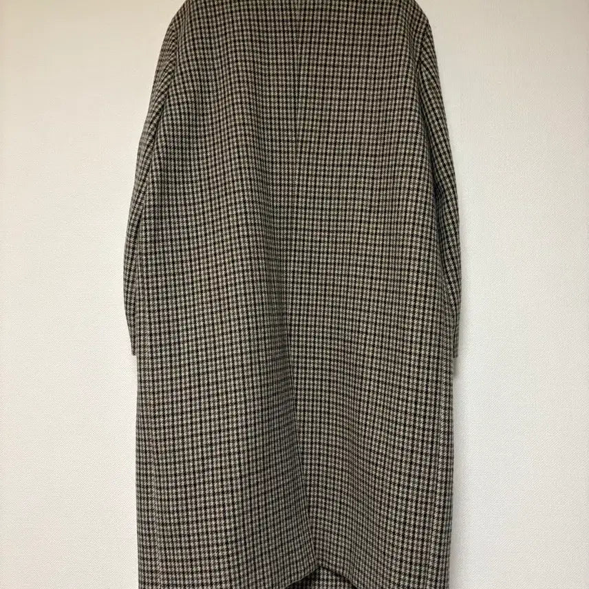 [SOLD OUT] 무신사스탠다드 체크무늬 싱글 코트 m