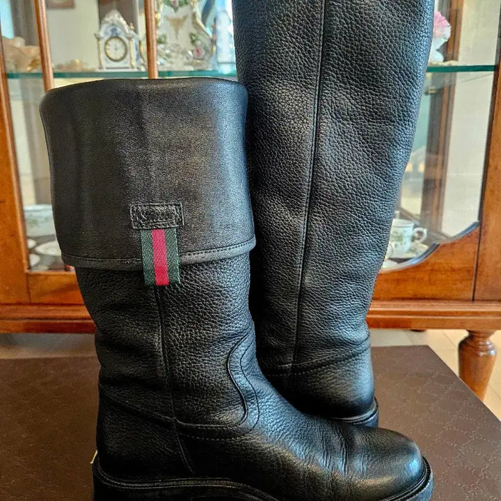 [BUNJANG] Gucci Black Long Boots Size 36 / 구찌 블랙 롱 부츠 36사이즈