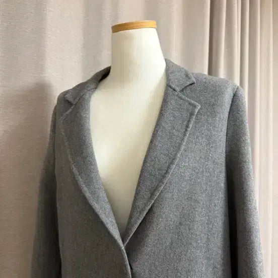 [BUNJANG] Zara Handmade Wool Grey Coat (XS) / 자라 핸드메이드 울 회색 코트 ( XS ) ~ 마른55