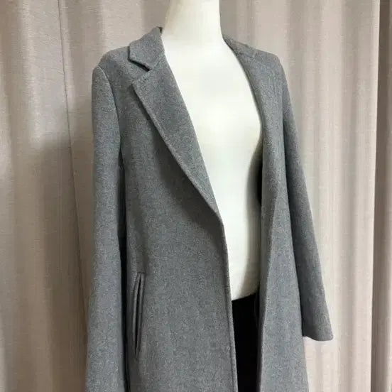 [BUNJANG] Zara Handmade Wool Grey Coat (XS) / 자라 핸드메이드 울 회색 코트 ( XS ) ~ 마른55