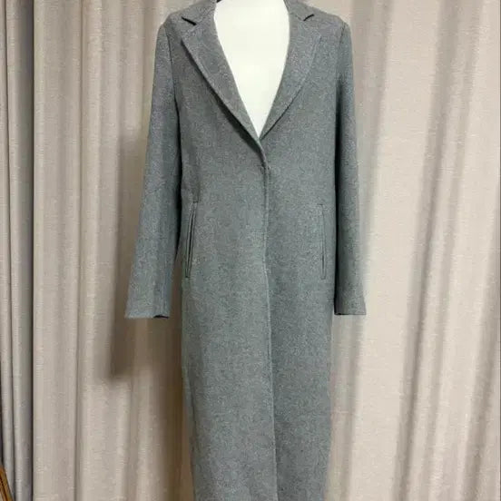 [BUNJANG] Zara Handmade Wool Grey Coat (XS) / 자라 핸드메이드 울 회색 코트 ( XS ) ~ 마른55
