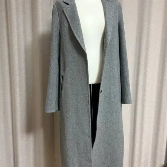 [BUNJANG] Zara Handmade Wool Grey Coat (XS) / 자라 핸드메이드 울 회색 코트 ( XS ) ~ 마른55