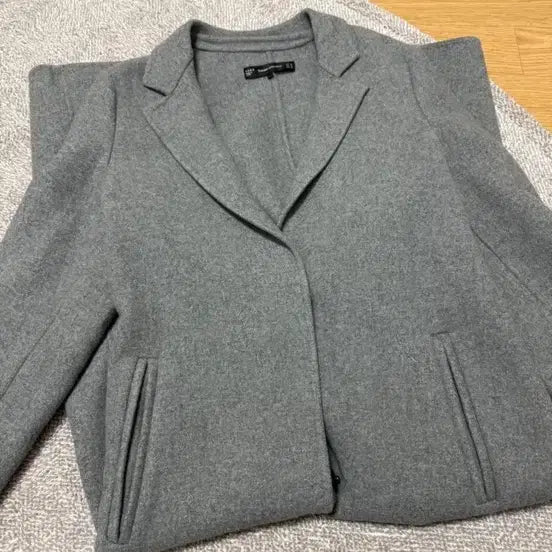 [BUNJANG] Zara Handmade Wool Grey Coat (XS) / 자라 핸드메이드 울 회색 코트 ( XS ) ~ 마른55