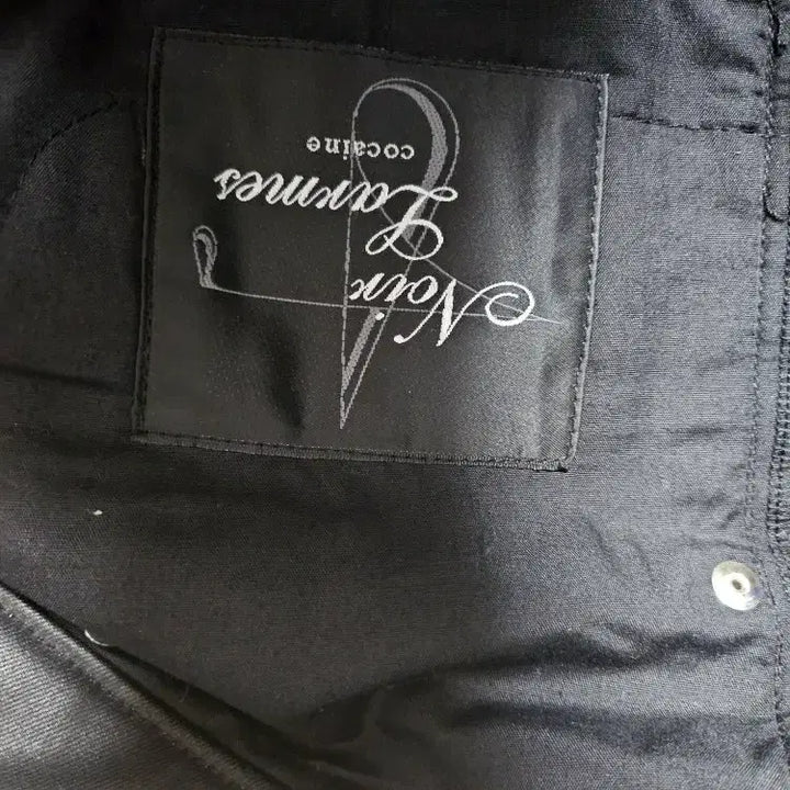 [BUNJANG] Noir Larmes Black Biker Coating Jeans Pants / 느와르 라르메스 블랙바이커 코팅진 슬랙스 팬츠 바지 팝니다