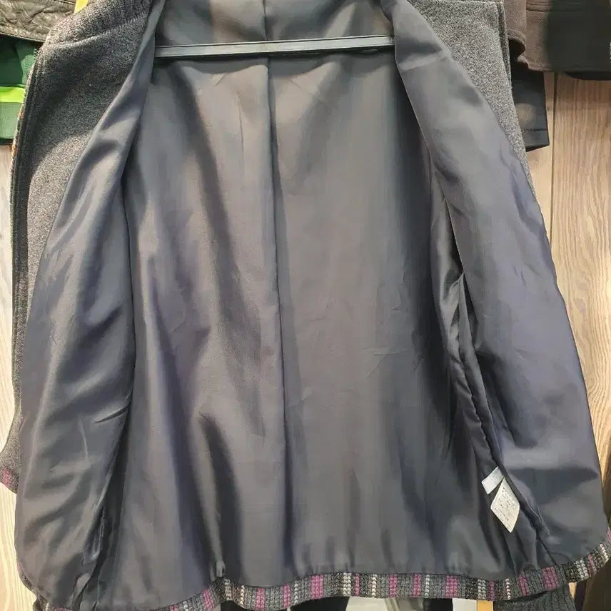 [BUNJANG] PAT Wool Blend Check Knit Zip Jacket (77-88) / PAT 정품 / 여성 울 91% 체크 니트 집업 자켓 (77~88)