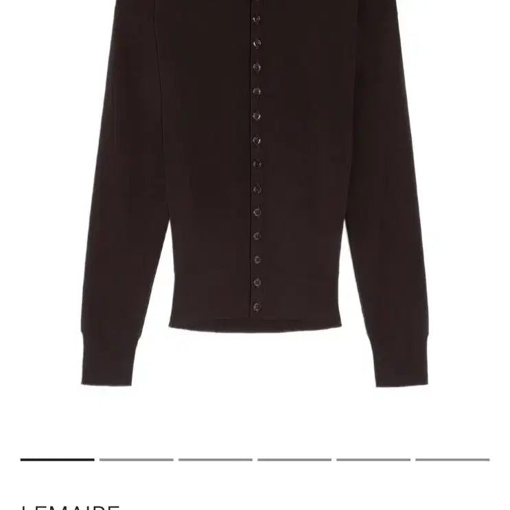[BUNJANG] Lemaire Button Fitted Cardigan (Size S) / 이번주만 가격인하> 25년 FW 르메르 (LEMAIRE)피티드 가디건 S