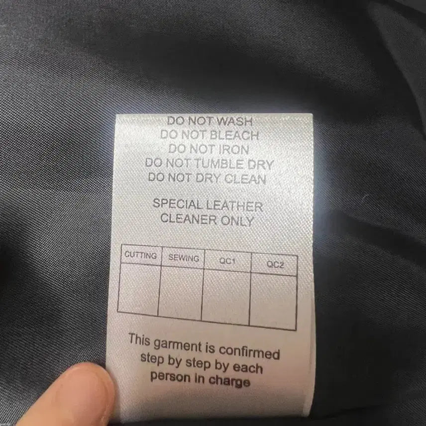 [BUNJANG] Sperone Real Cowhide Leather Rider Jacket / 스페로네 리얼 소가죽 라이더 자켓 F