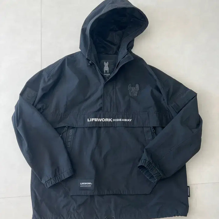 [BUNJANG] LifeWork Woven Anorak Windbreaker / 라이프워크 우븐 아노락 바람막이 105~110