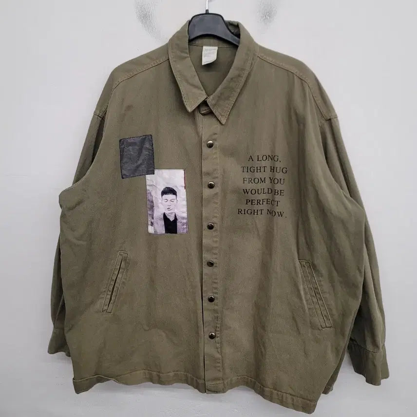 [BUNJANG] ETHOS Shirt Jacket / [120/4XL] ETHOS 셔츠 야상 자켓