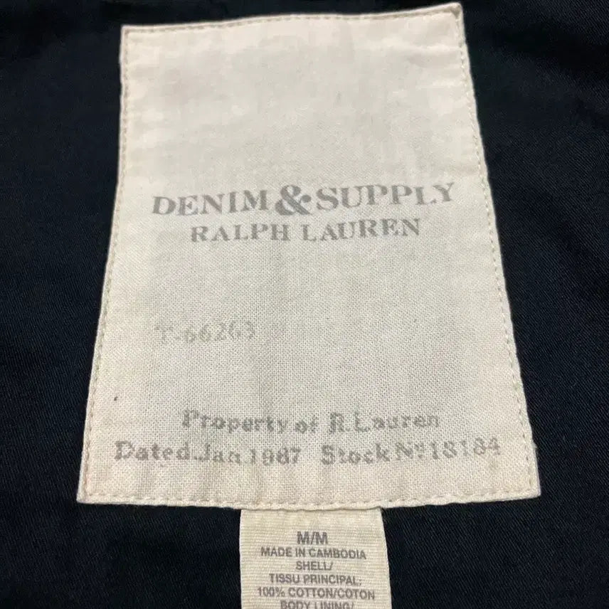 [BUNJANG] Polo Denim &amp; Supply N3B Military Jacket / [M] 폴로 데님 앤 서플라이 N3B 밀리터리 자켓 카키(클리닝O)