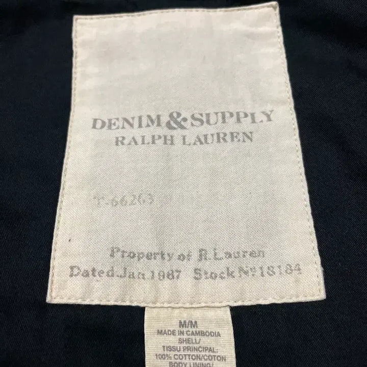 [BUNJANG] Polo Denim &amp; Supply N3B Military Jacket / [M] 폴로 데님 앤 서플라이 N3B 밀리터리 자켓 카키(클리닝O)