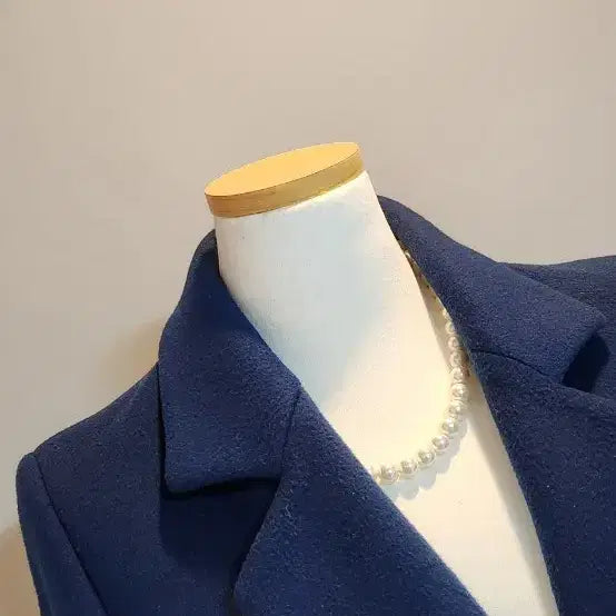 [BUNJANG] MINE Navy Wool Coat / MINE(마인)네이비 울100%코트(가격인하)