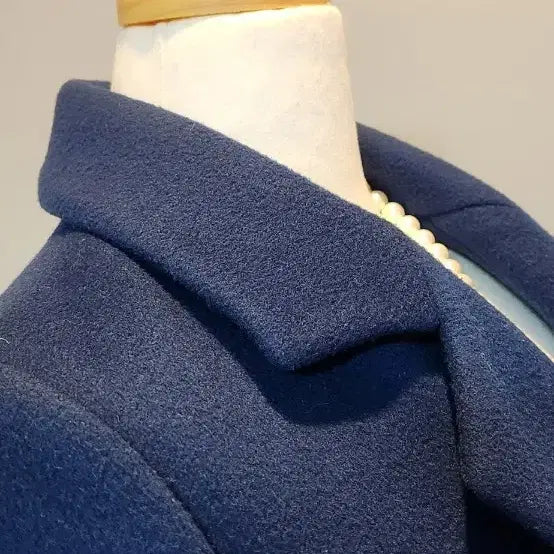 [BUNJANG] MINE Navy Wool Coat / MINE(마인)네이비 울100%코트(가격인하)