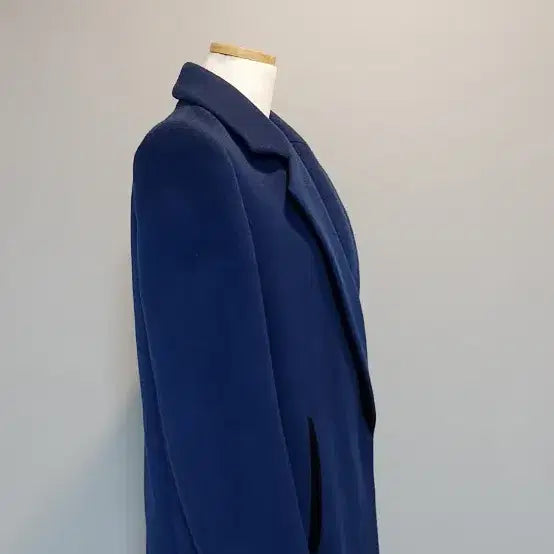 [BUNJANG] MINE Navy Wool Coat / MINE(마인)네이비 울100%코트(가격인하)