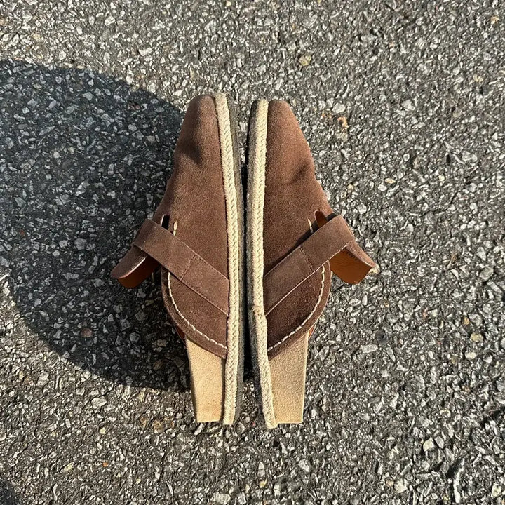 [SOLD OUT] 280 폴로 랄프로렌 스웨이드 클로그 뮬 보스턴 브라운