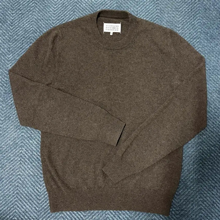[BUNJANG] Maison Margiela Brown Cashmere Knit Sweater / 마르지엘라 브라운 캐시미어 니트 S 사이즈 (95-100)