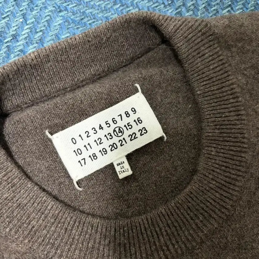 [BUNJANG] Maison Margiela Brown Cashmere Knit Sweater / 마르지엘라 브라운 캐시미어 니트 S 사이즈 (95-100)