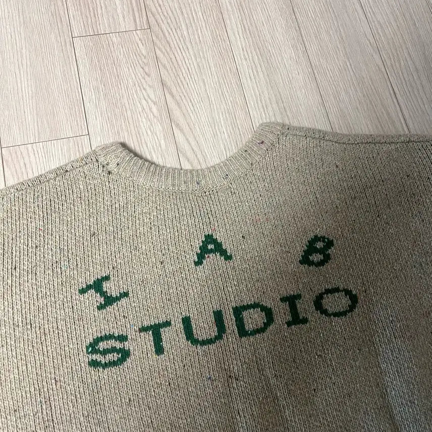 [BUNJANG] IAB Studio Sadler House Knit Pullover Basil L / 아이앱스튜디오 새들러 하우스 니트 풀오버 바질 L