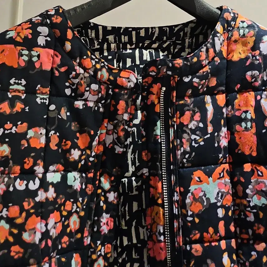 [BUNJANG] ANNA SUI Floral Quilted Reversible Padding Jacket / ANNA SUI(95)양면 플라워 퀼팅 봄패딩