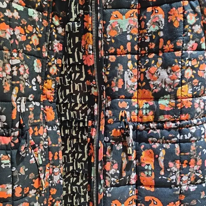 [BUNJANG] ANNA SUI Floral Quilted Reversible Padding Jacket / ANNA SUI(95)양면 플라워 퀼팅 봄패딩