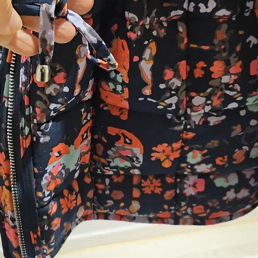 [BUNJANG] ANNA SUI Floral Quilted Reversible Padding Jacket / ANNA SUI(95)양면 플라워 퀼팅 봄패딩