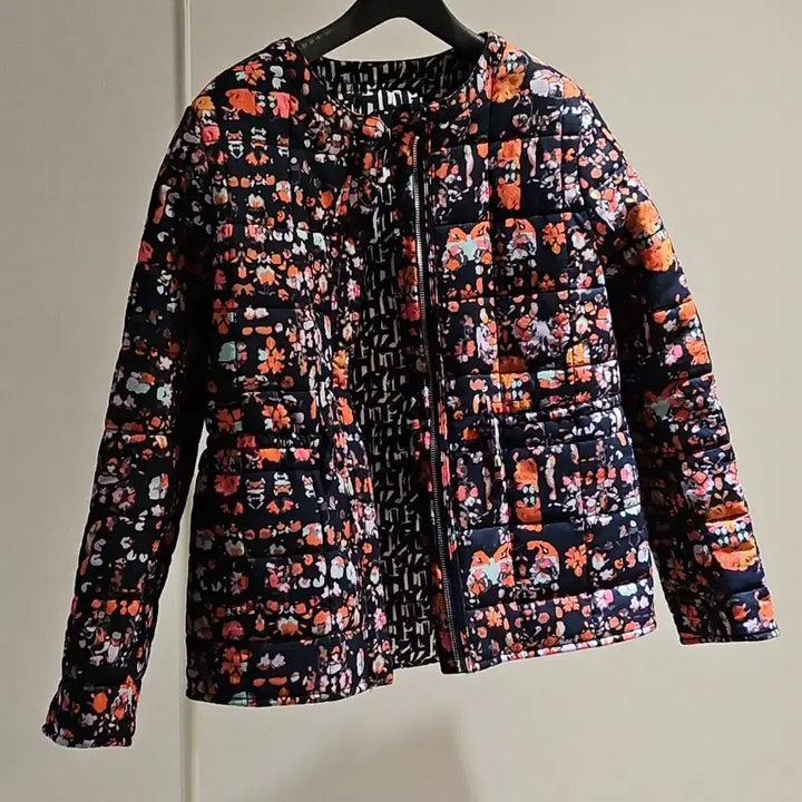 [BUNJANG] ANNA SUI Floral Quilted Reversible Padding Jacket / ANNA SUI(95)양면 플라워 퀼팅 봄패딩