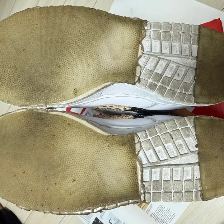 [BUNJANG] Nike Dunk Low Leopard White Sneakers / 250 나이키 덩크 로우 레오파드 화이트