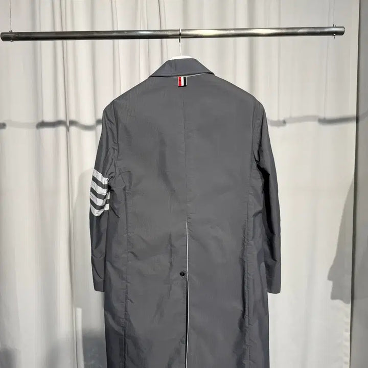 [BUNJANG] Thom Browne 4-Bar Ripstop Coat / 톰브라운 립스탑 4BAR 사선완장 코트
