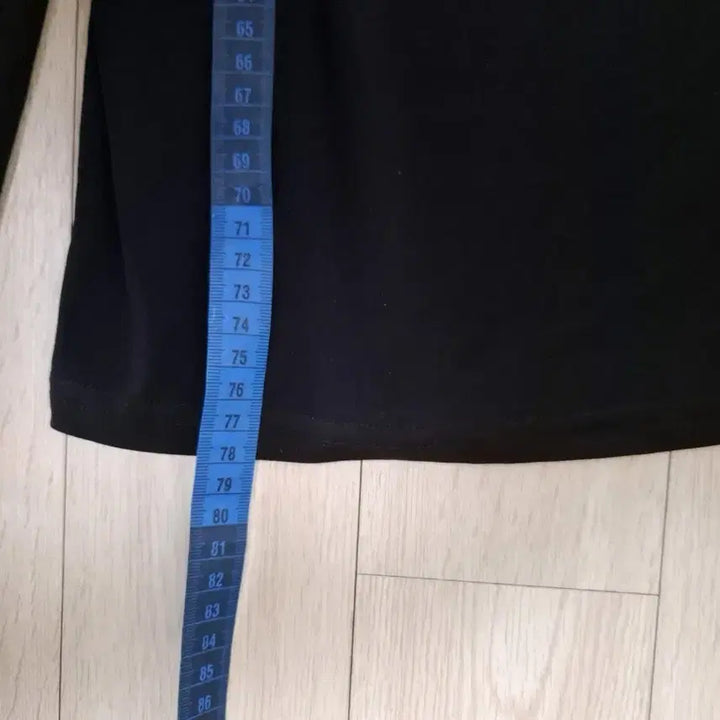 [BUNJANG] Black Ribbon Belt Mini Dress (Size 77) / 77사이즈 키작으신분 추천드립니다 블랙 리본 벨트 미니 원피스