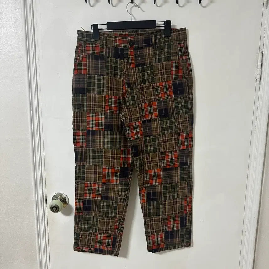 [BUNJANG] Dareni-mo Patchwork Pants / 1(32-34) 다레니모 패치워크 팬츠