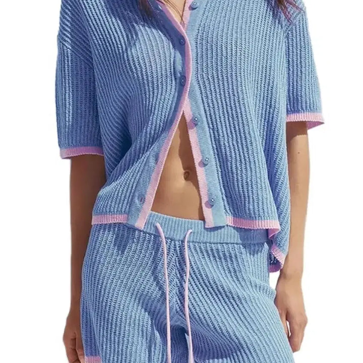 [BUNJANG] Zara Knit Button Top / Zara 니트 버튼 탑 (새상품)