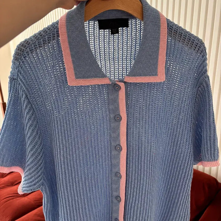 [BUNJANG] Zara Knit Button Top / Zara 니트 버튼 탑 (새상품)