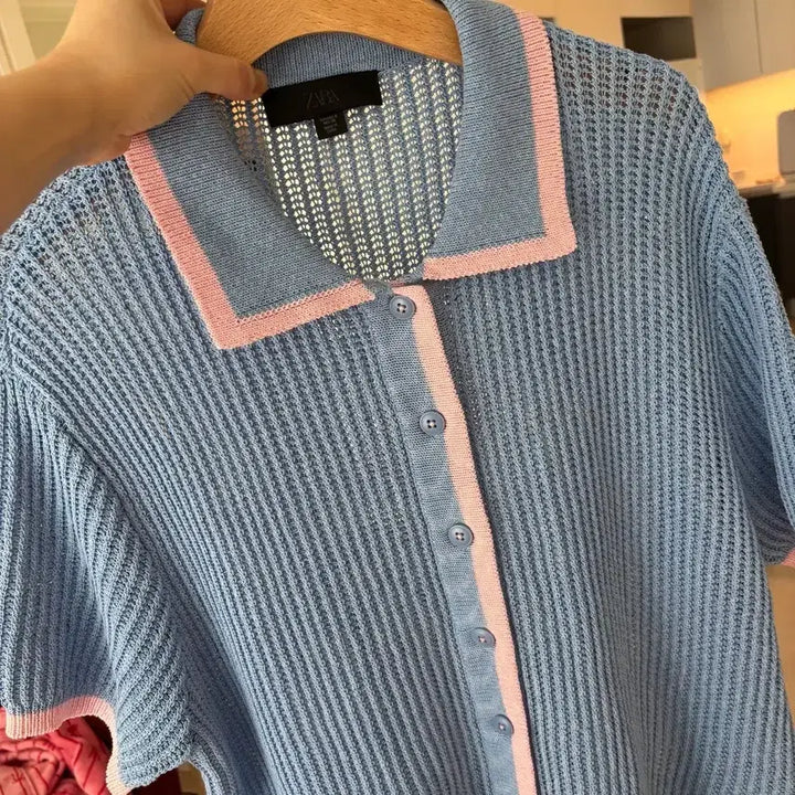 [BUNJANG] Zara Knit Button Top / Zara 니트 버튼 탑 (새상품)