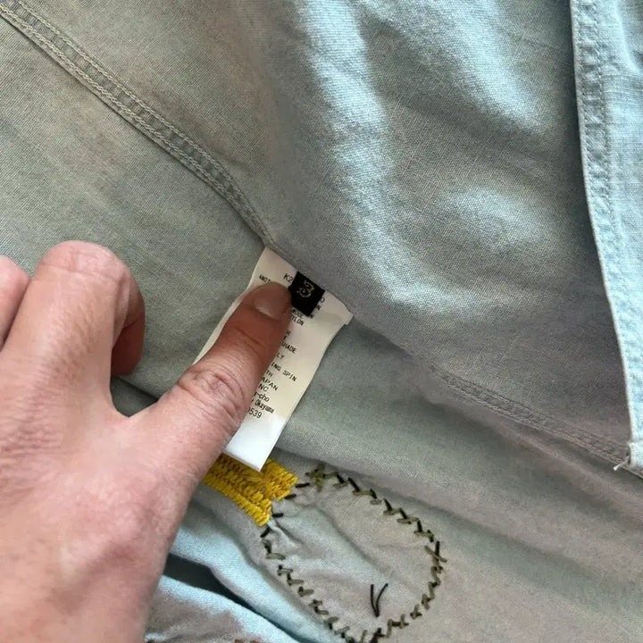 [BUNJANG] Kapital Chambray Cactus Work Shirt / Kapital 샴브레이 선인장 워크셔츠(3)