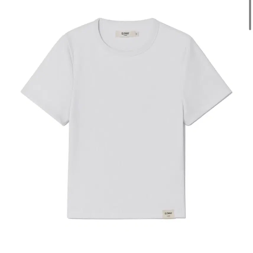 [BUNJANG] Glowny Classic Rib Crewneck T-shirt (Size S) / 글로니 g classic rib crewneck T S