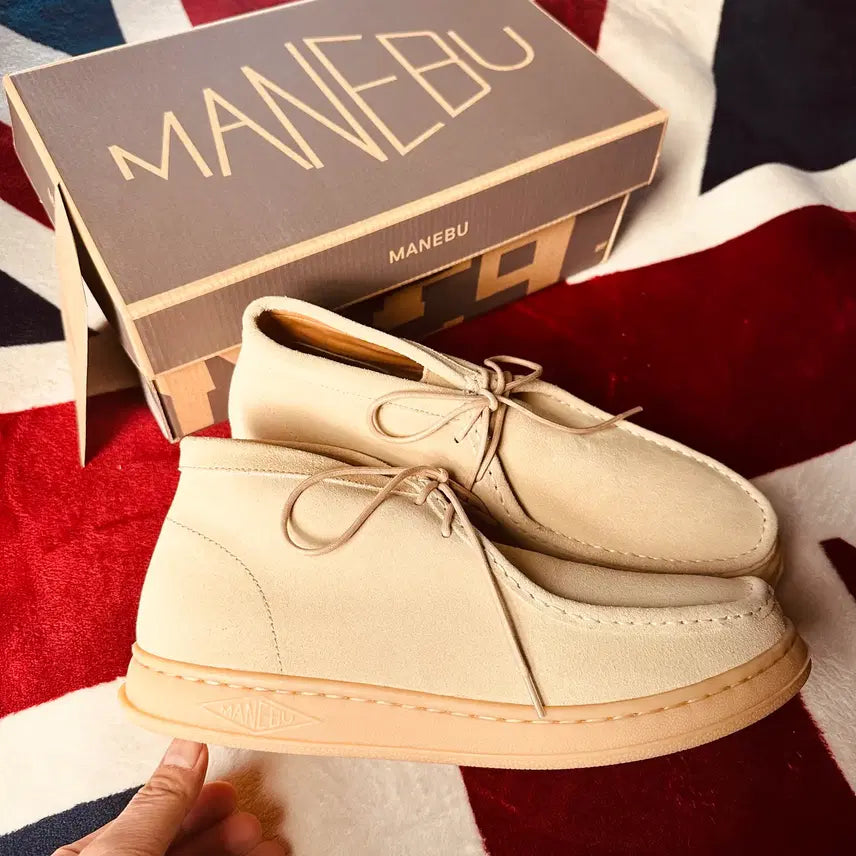 [BUNJANG] MANEBU Wallaby Boots (Sand Beige) - Size 44 / MANEBU(마네부)/샌드베이지 컬러 왈라비 부츠/44사이즈 새상품 판매
