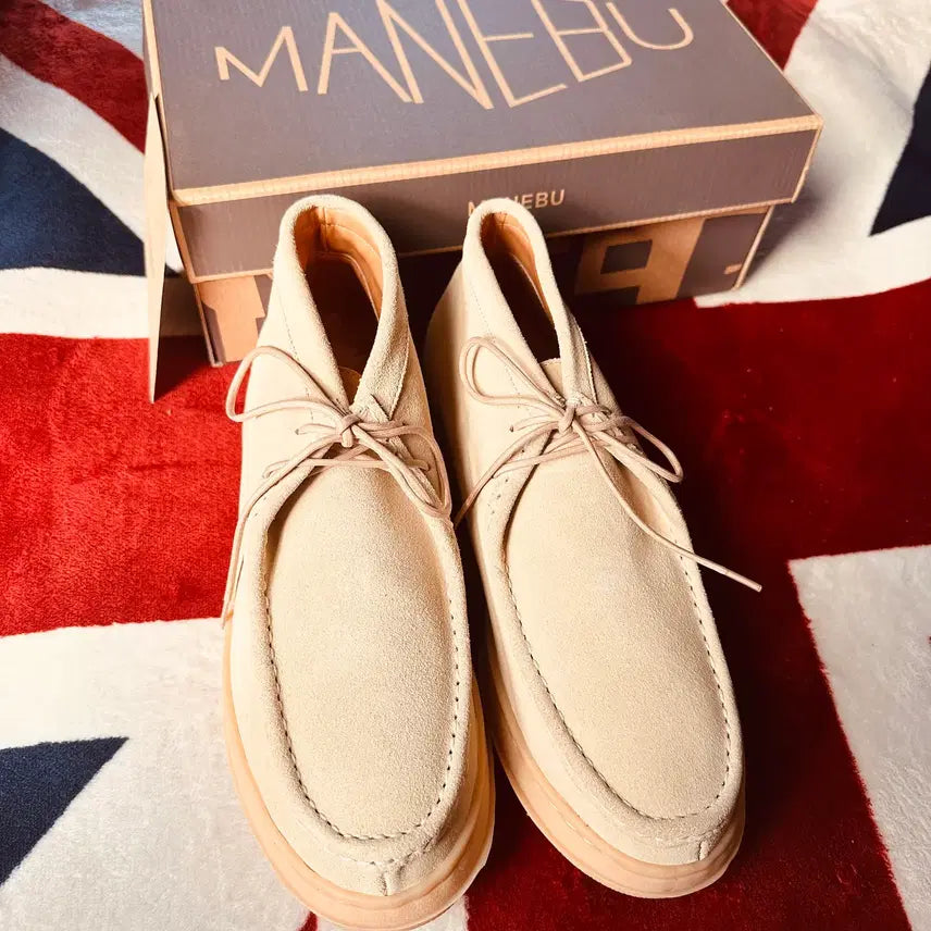 [BUNJANG] MANEBU Wallaby Boots (Sand Beige) - Size 44 / MANEBU(마네부)/샌드베이지 컬러 왈라비 부츠/44사이즈 새상품 판매