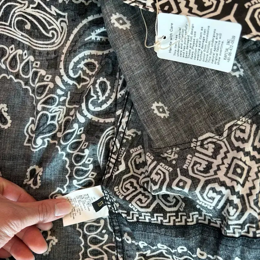 [BUNJANG] Kapital Bandana Jacket Black / Kapital 반다나자켓 블랙 팝니다(5)