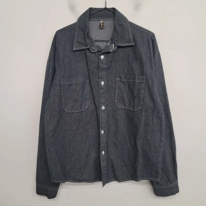 [BUNJANG] Denim Shirt / [100/L] 데님 셔츠 청남방