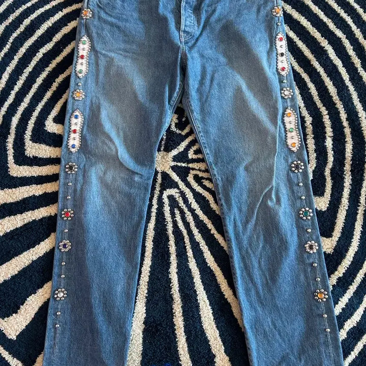 [BUNJANG] Capital Gemstone Denim Pants / 캐피탈 잼스톤데님 팔아요(36)