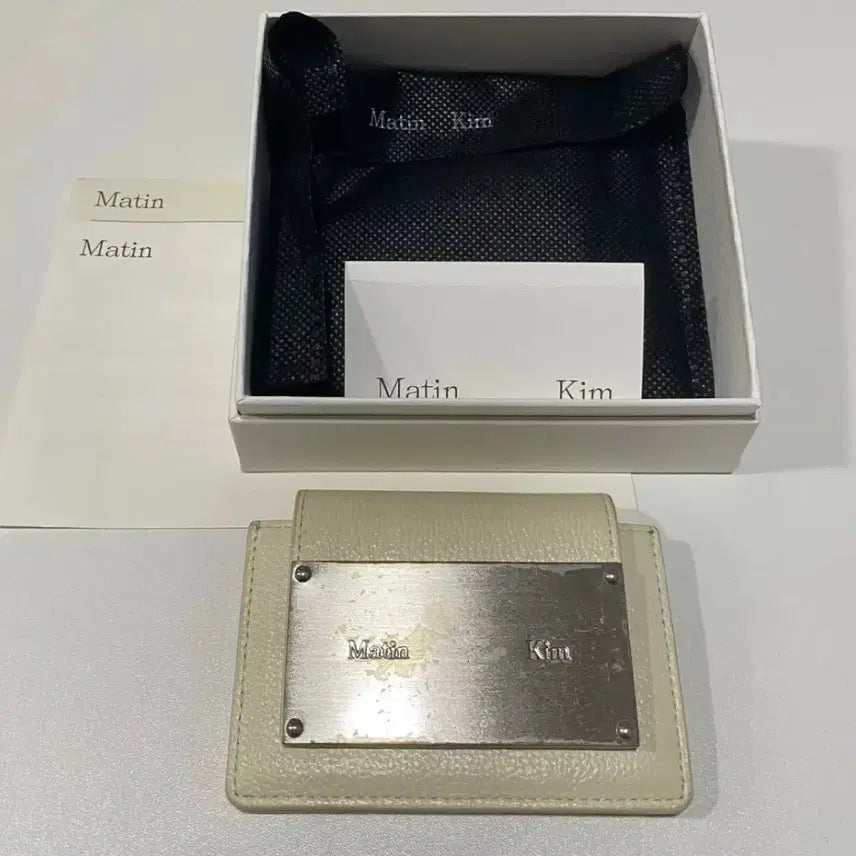 [BUNJANG] Matinkim Accordion Card Wallet White / 마뗑킴 아코디언 카드 지갑 화이트