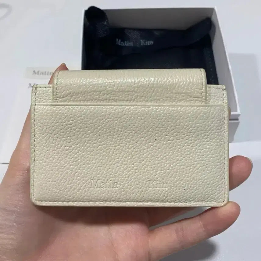 [BUNJANG] Matinkim Accordion Card Wallet White / 마뗑킴 아코디언 카드 지갑 화이트